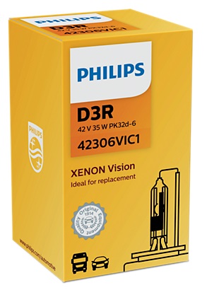 фото Автолампа ксенон Philips D3R Vision 42V 35W 42306VIC1 