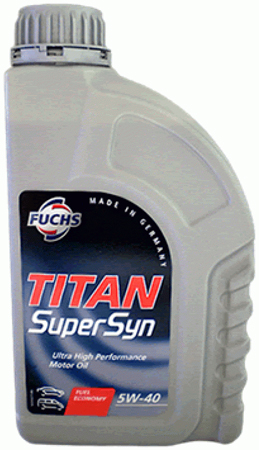 Картинка Моторное масло FUCHS TITAN Supersyn Longlife 5W-40 1л 