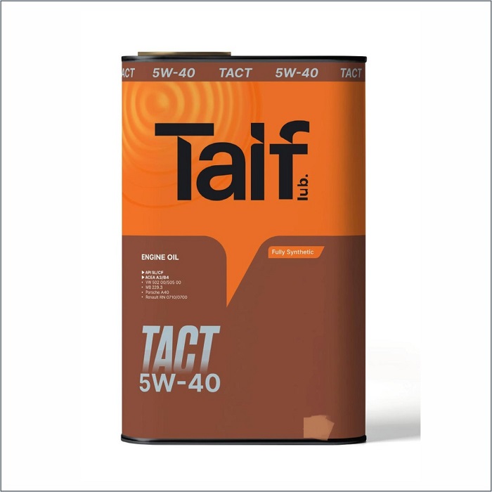 фото Моторное масло TAIF TACT 5W-40 A3/B4 SF/CL 1л 