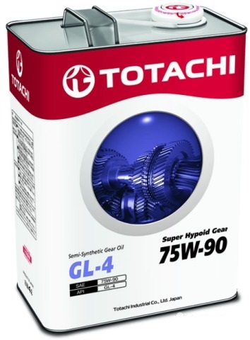 фото Трансмиссионное масло TOTACHI Super Hypoid Gear Oil GL-4 75W-90 4л 