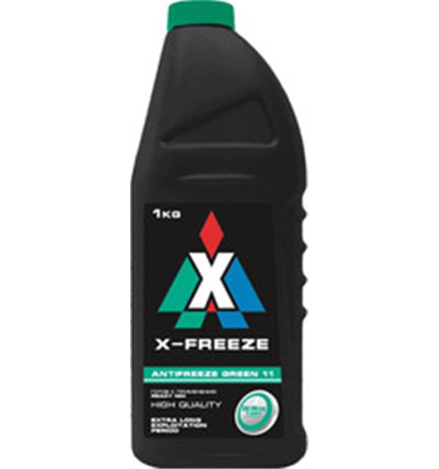 фото Антифриз X-Freeze Green канистра 1кг. 