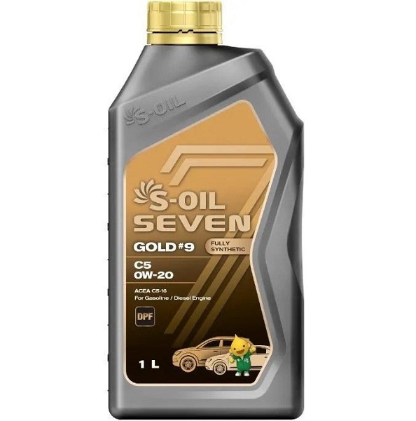 фото Моторное масло S-OIL Seven GOLD #9 C5 0W-20 1л. 