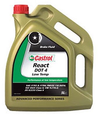 фото Тормозная жидкость Castrol Re Act DOT 4 Low Temp 5л. 