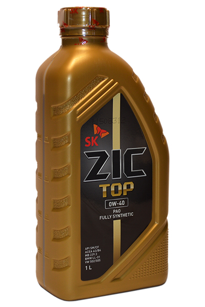 фото Моторное масло ZIC TOP 0W-40, 1л 