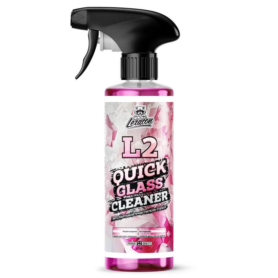 фото LERATON L2 QUICK GLASS CLEANER Бесспиртовой очиститель стекол 473 мл 