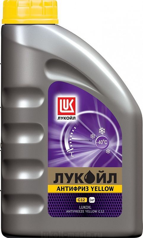 фото Антифриз Лукойл G12 Yellow 1л. 