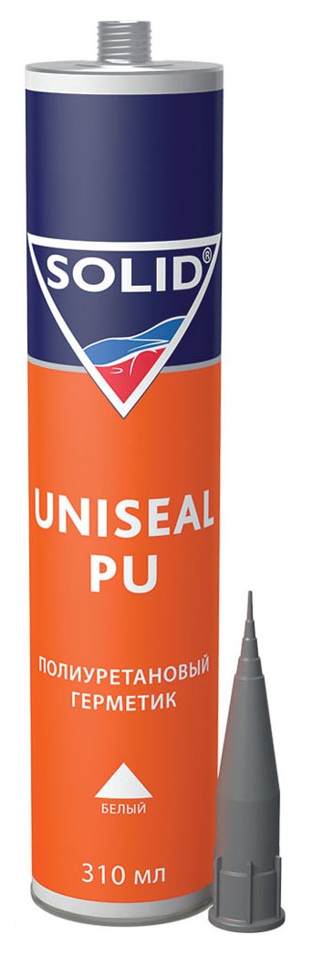 фото Герметик шовный полиуретановый белый Solid Uniseal PU 310 мл 