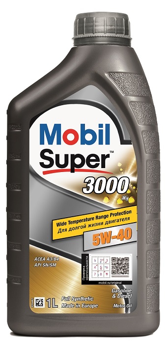 фото Моторное масло MOBIL Super 3000 X1 5W-40 1л Турция 