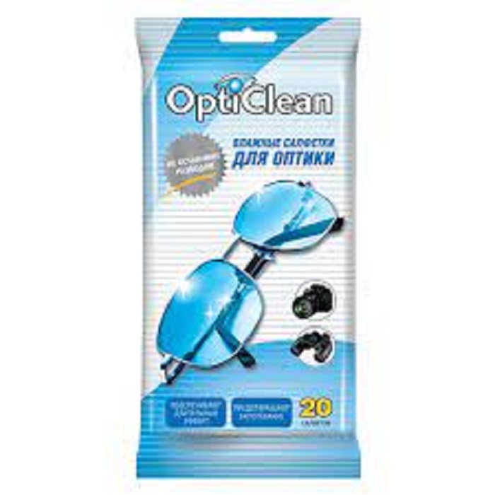 фото Салфетки для очков Opti Clean 20шт 