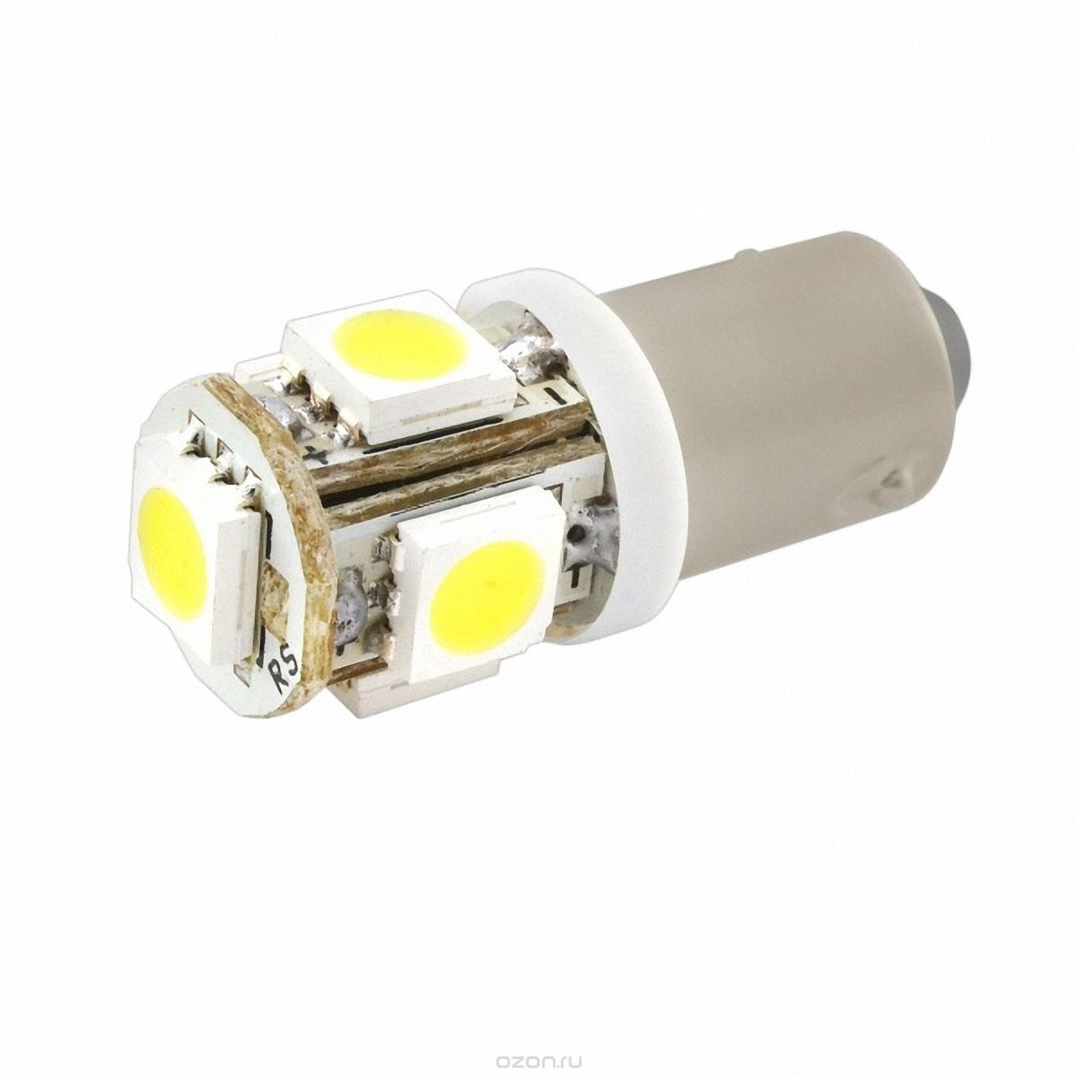 фото Светодиод Диалуч T4W 12V 5SMD Белый 