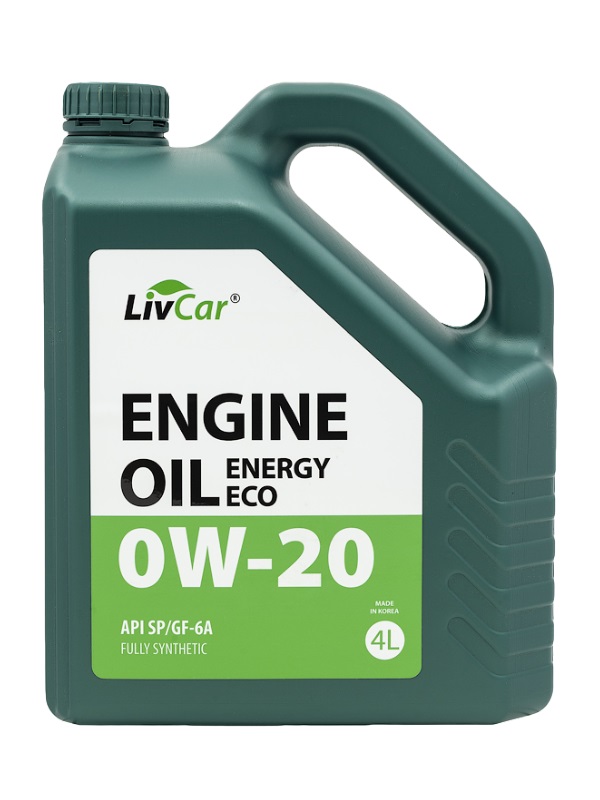 фото Моторное масло LIVCAR ENGINE OIL ENERGY ECO 0W-20 API SP/GF-6A 4л 
