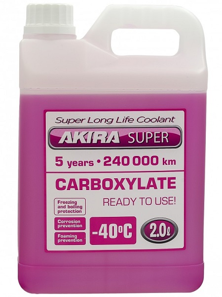 фото Антифриз Akira Super Long-life Coolant pink -40 5л. 