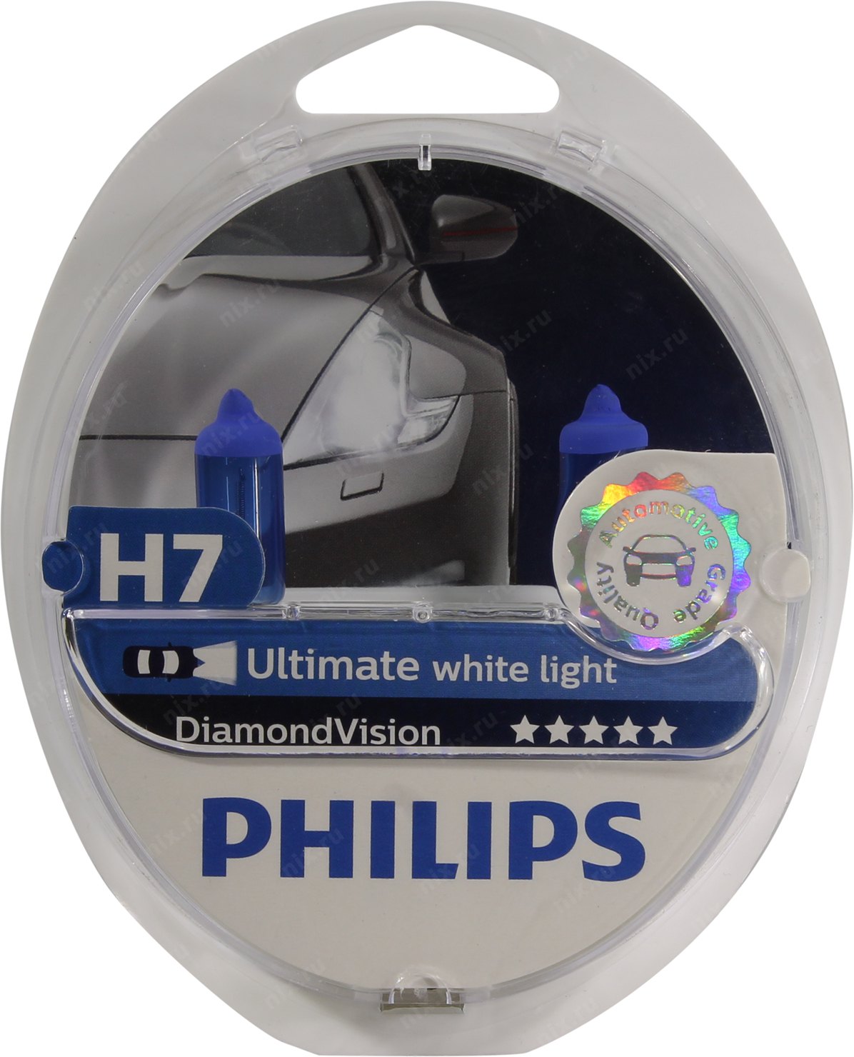 фото Автолампа Philips H7 12V 55W Diamond Vision 5000K 2шт 