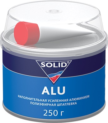 фото Шпатлевка наполнительная усиленная алюминием SOLID Alu 250 гр. 