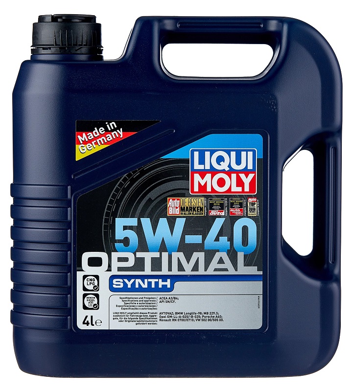 фото Моторное масло Liqui Moly Optimal Synth 5W-40 SN/CF 4л 
