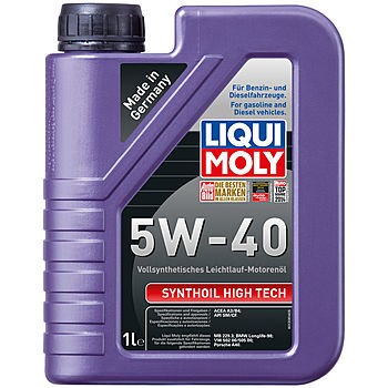 фото Моторное масло Liqui Moly Synthoil High Tech 5W-40 SM/CF 1л 