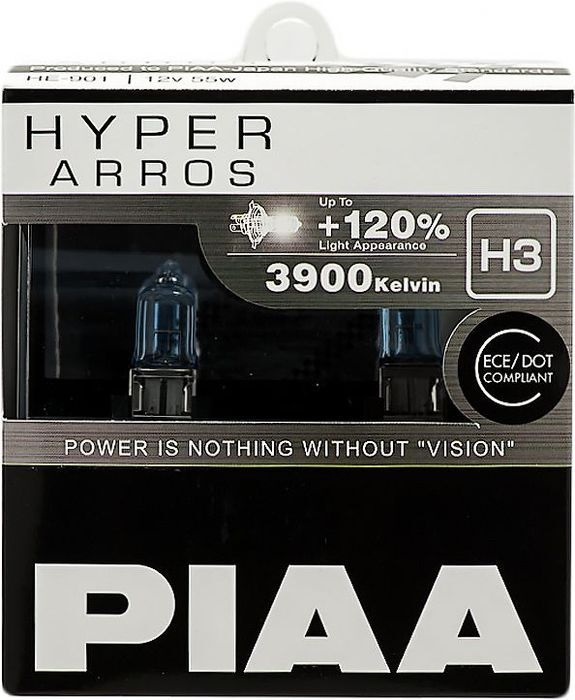 фото Автолампа PIAA BULB HYPER ARROS 3900K HE-901 H3 