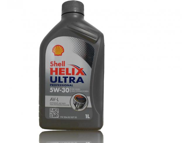 фото Моторное масло Shell Helix Ultra Professional AV-L 5W-30 1л 