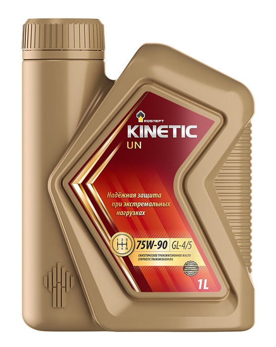 фото Трансмиссионное масло РосНефть 75W-90 Kinetic UN GL-4/5 1 л 