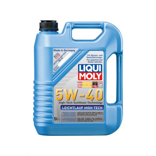 фото Моторное масло Liqui Moly Leichtlauf High Tech 5W-40 SN/CF 5л 