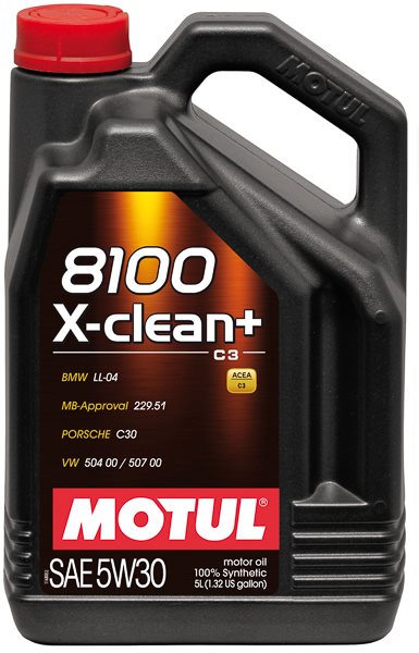 фото Моторное масло MOTUL 8100 X Clean + 5W-30 C3 5л 