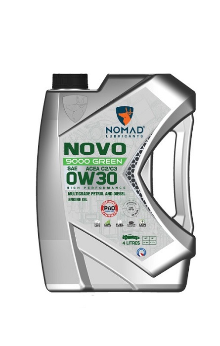 фото Масло моторное NOMAD NOVO GREEN 9000 0W-30 (4 л.) API C2/C3 