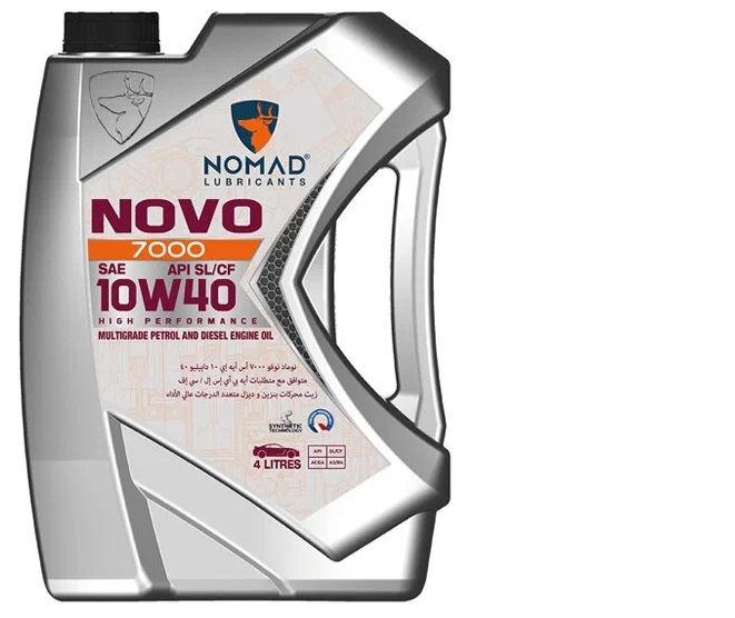 фото Масло моторное NOMAD NOVO 7000 10W-40 (4 л.) API SL/CF, ACEA A3/B4 