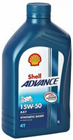 фото Моторное масло Shell Advance 4T AX7 15W-50 1L 