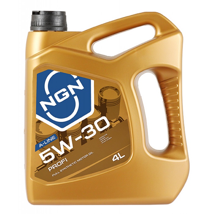 фото Моторное масло NGN 5W-30 SN/CF Profi A-LINE 4л 