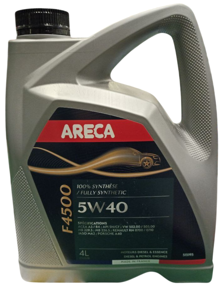 фото Моторное масло ARECA F4500 ESSENCE 5W-40, 4л 