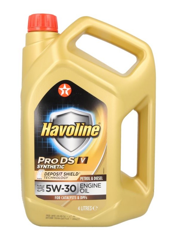 фото Моторное масло TEXACO Havoline ProDS V 5W-30 4л 