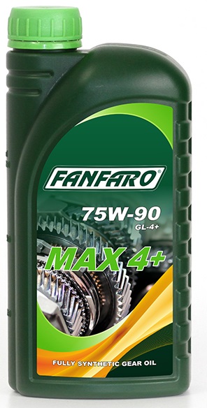 Картинка Трансмиссионное масло Fanfaro MAX 4+ SAE 75W-90 API GL4+ 1L 