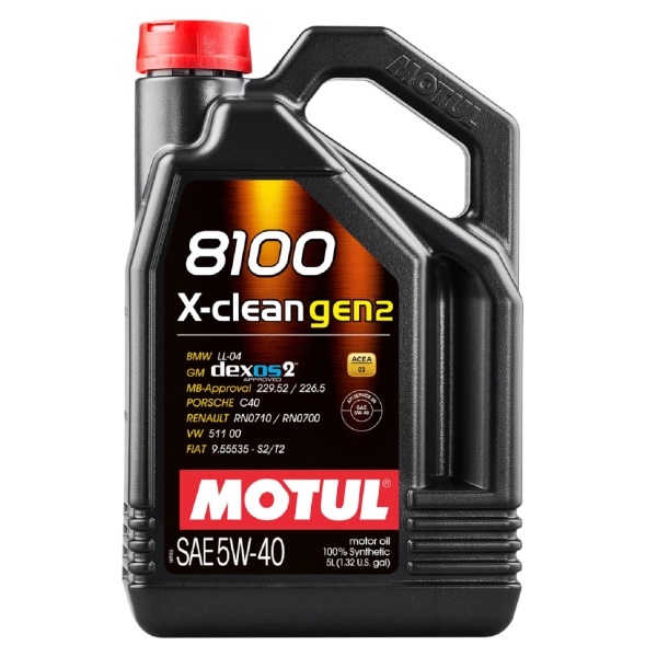 фото Моторное масло MOTUL 8100 X Clean GEN2 5W-40 C3 4л 