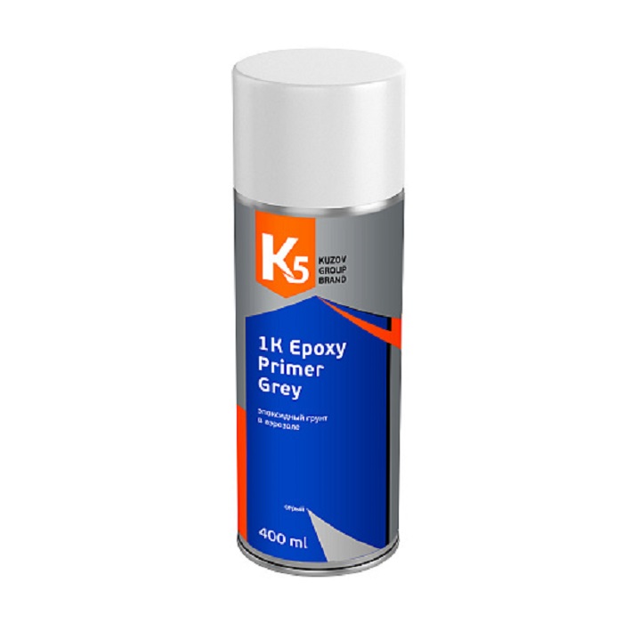 фото Грунт эпоксидный в аэрозоли серый 1K Epoxy Primer Grey K5 400мл 