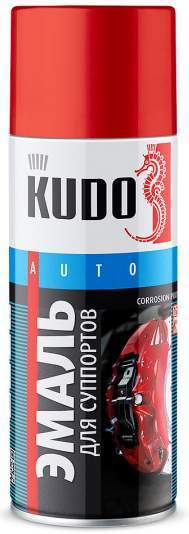 фото Краска аэрозольная для суппортов красная Kudo 520 мл KU-5211 