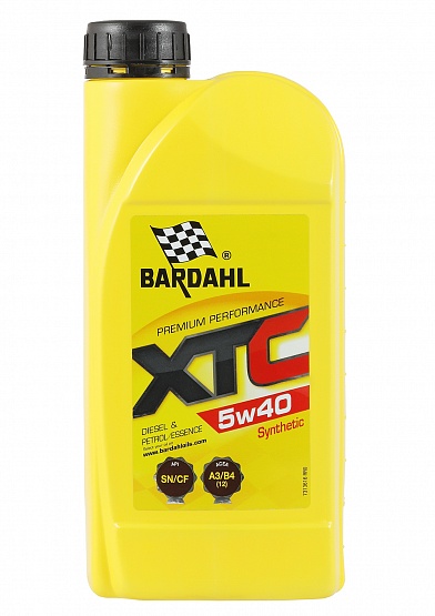 фото Моторное масло BARDAHL 5W-40 XTC, 1л 
