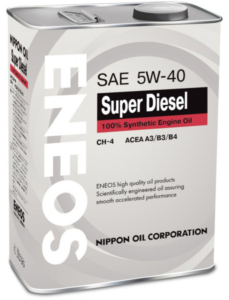 фото Моторное масло ENEOS Super Diesel  Ch-4 5W-40 0.94л. 