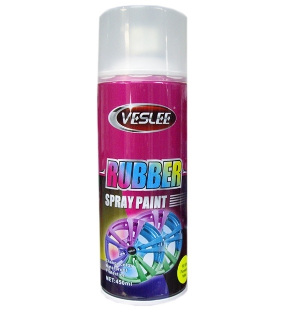 фото Жидкая резина Veslee красная флуоресцентная аэрозоль 450мл A1001 