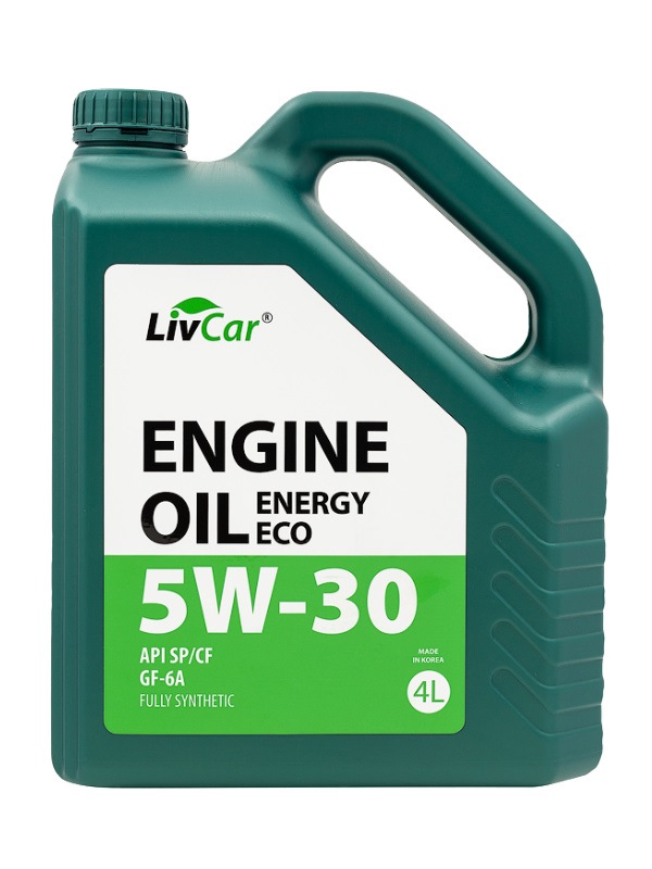 фото Моторное масло LIVCAR ENERGY ECO ENGINE OIL 5W-30 API SP/CF/GF-6A 4+1л 