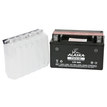 фото Аккумулятор ALASKA YTX7A-BS 12V 6 Ah 
