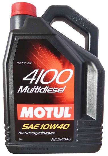 фото Моторное масло MOTUL 4100 Multidiesel 10W-40 CF/CCMC PD2 5л. 
