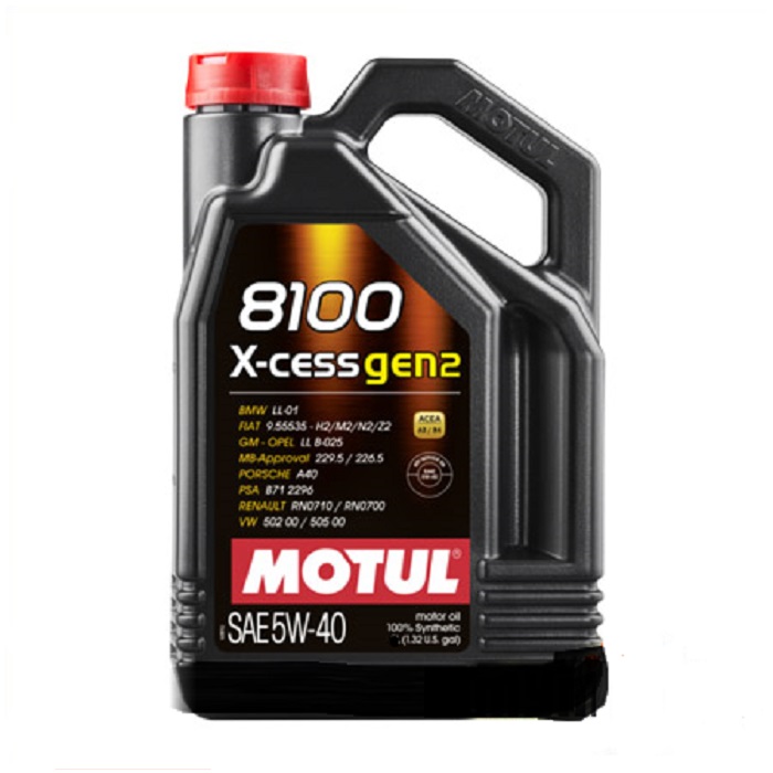 фото Моторное масло MOTUL 8100 X cess GEN2 5W-40 5л 