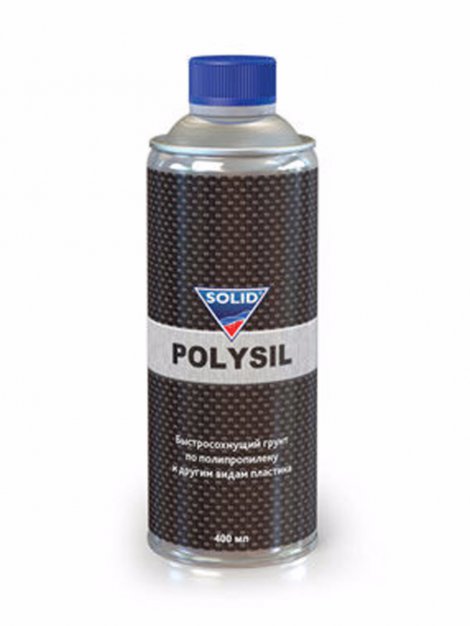 фото Грунт по пластику с пробкой-лейкой SOLID Professional Line Polysil 400мл 