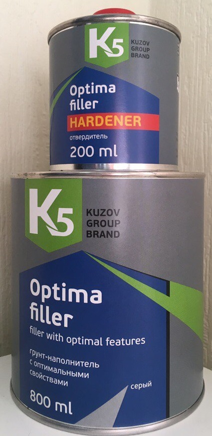 фото Грунт К5 Optima (0,8+0,2л)  в компл. с отвердителем 