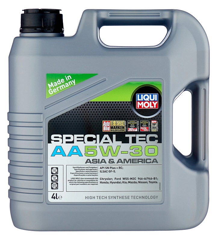 фото Моторное масло Liqui Moly Special Tec AA 5W-30 API SP ILSAC GF-6A 4л 