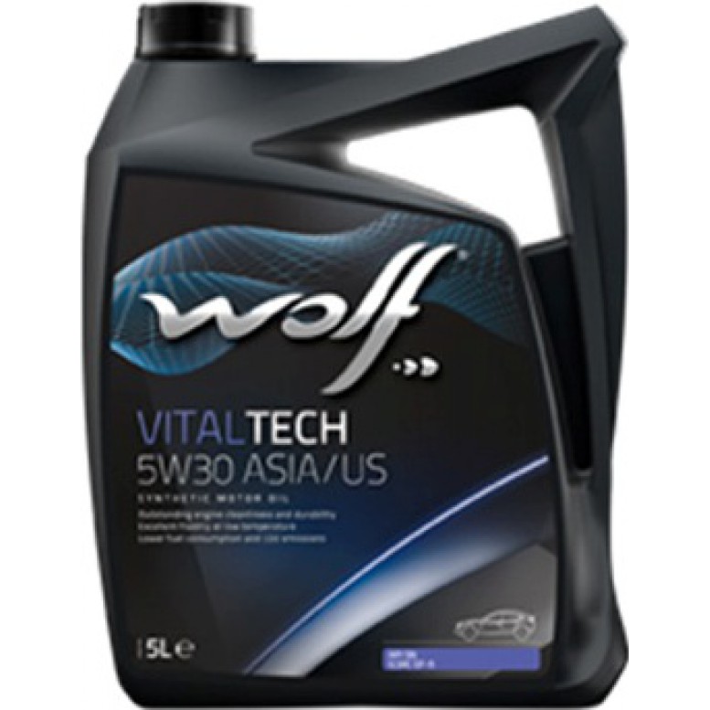 Картинка Моторное масло WOLF Vitaltech 5W-30  ASIA/US  4л/4 