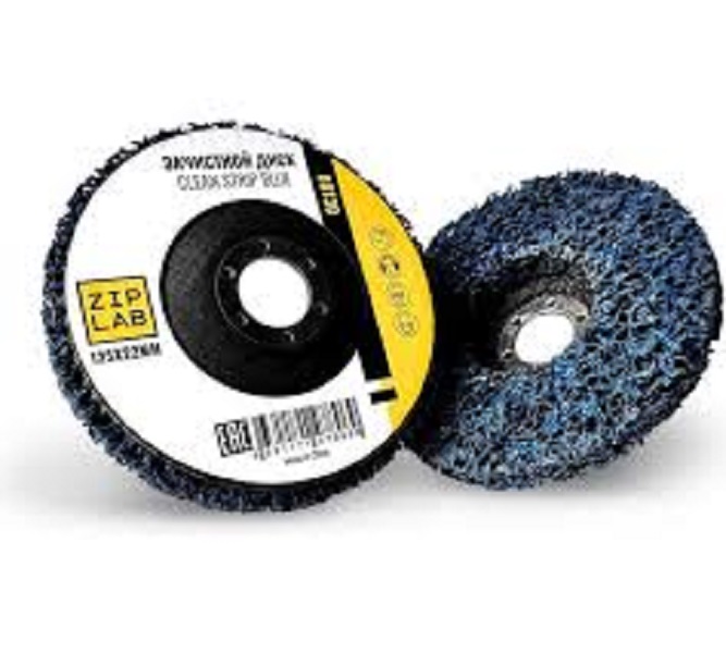 фото Диск для удаления ЛКП ZIP LAB Clean Strip Black 125*22мм голубой 