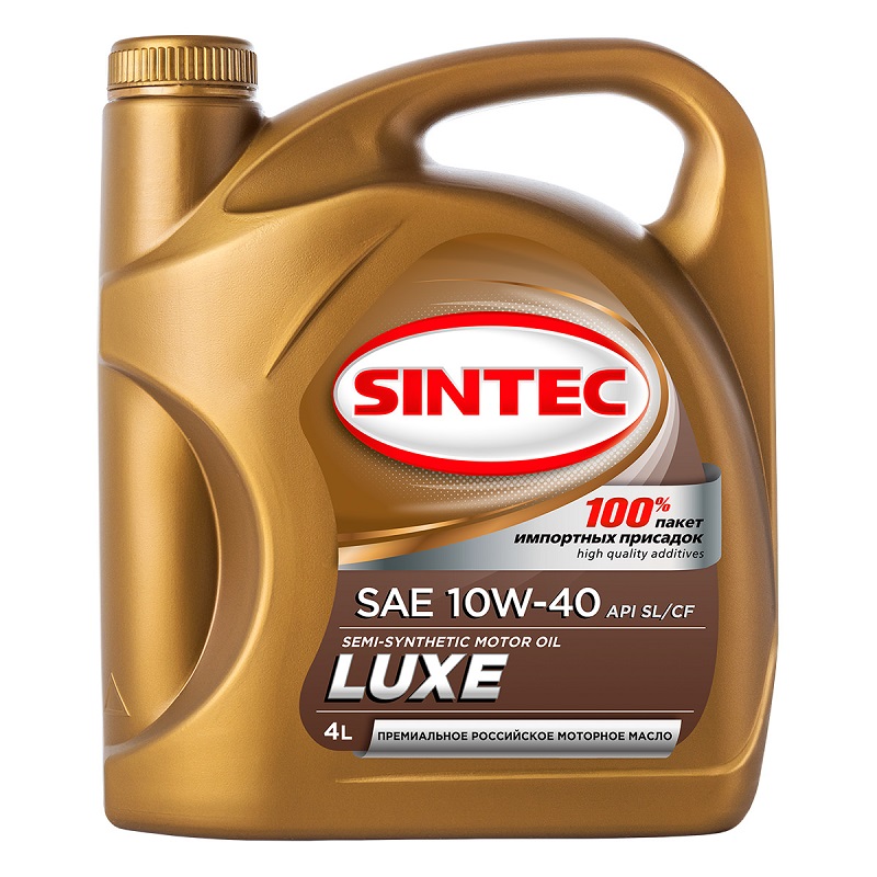 фото Моторное масло SINTEC LUXE 5000 10W-40 SL/CF 4 л 