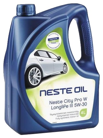 Картинка Моторное масло NESTE CITY PRO W LONGLIFE III 5W-30 4L 