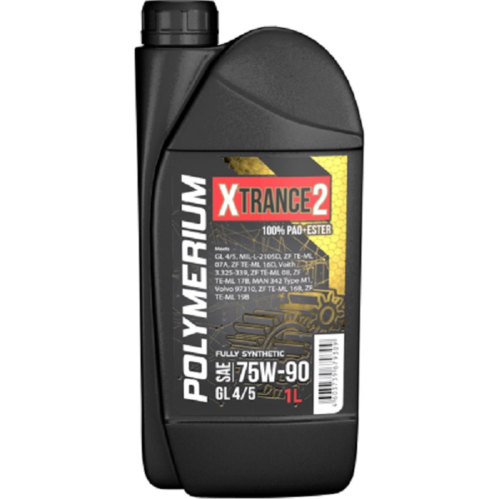 фото Трансмиссионное масло POLYMERIUM XTRANS2 75W-90 GL4/5 1L 